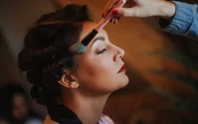 1920’s Vintage inspired Glam Wedding Hair and Make up