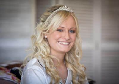 blonde bride at cooling castle kent hair and make up by pretty please by katie