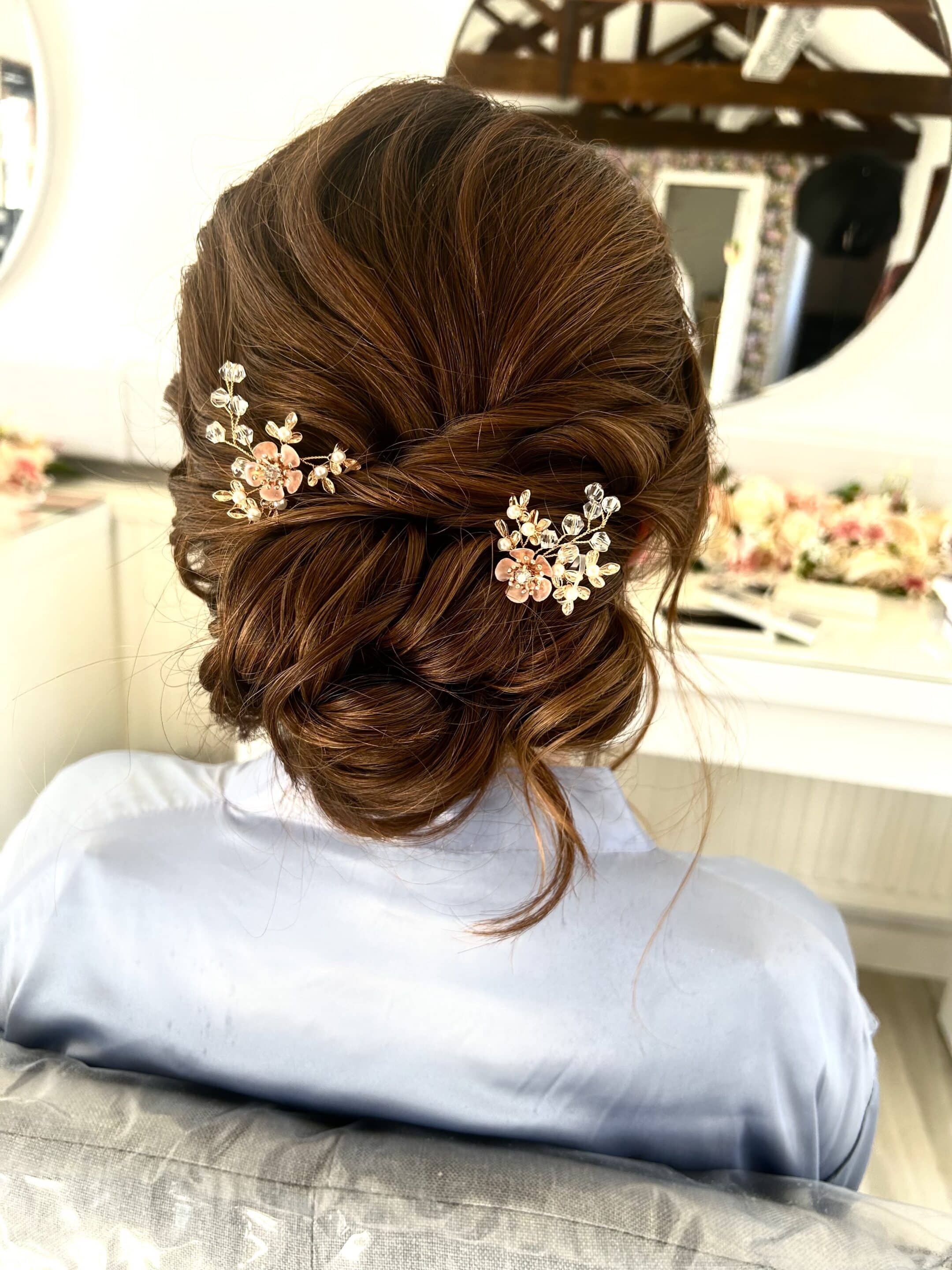 A bride with bridal hair accessories - Unveiling the Top Bridal Accessory Trends for 2023